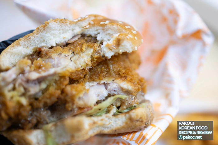 추천하는 버거 리뷰 내용