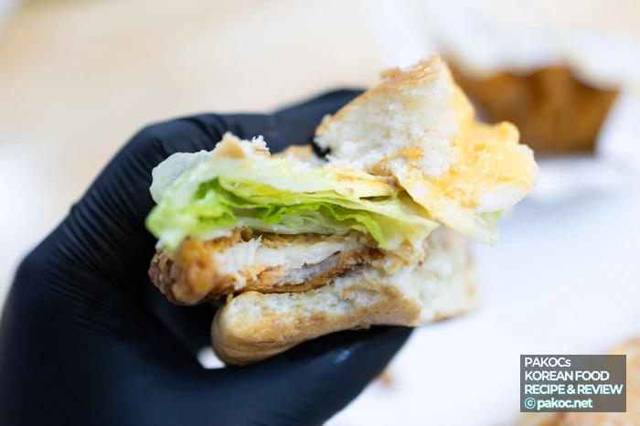 기름진 햄버거 맛 리뷰