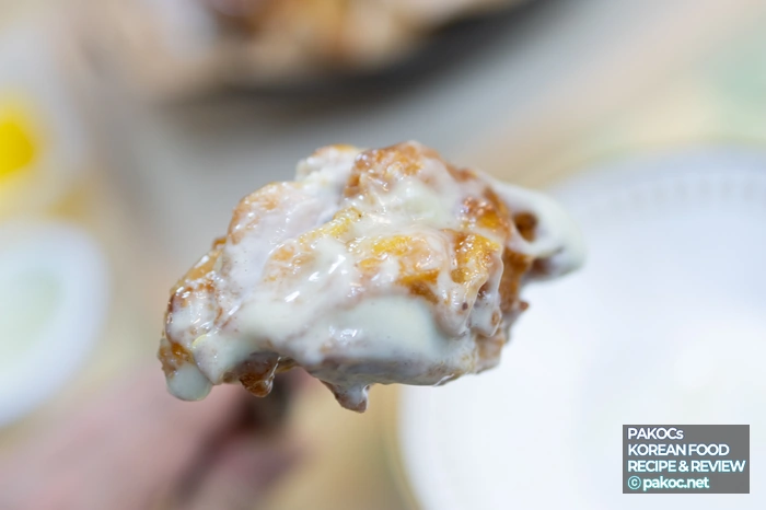 고추마요 치킨 특징 설명