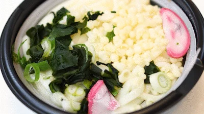 튀김우동 조리법 설명