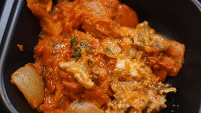 김치찌개 조리 과정 설명