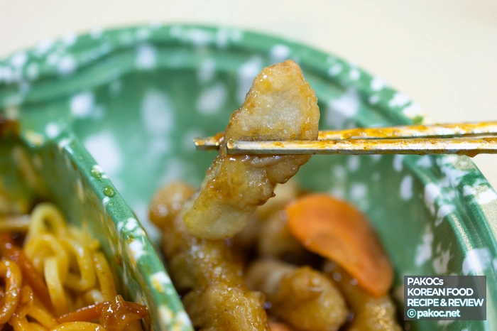 Jjajang + sweet and sour pork price comparison