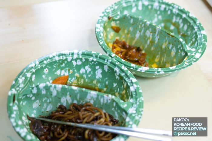 Jjamppong menu experience 기록