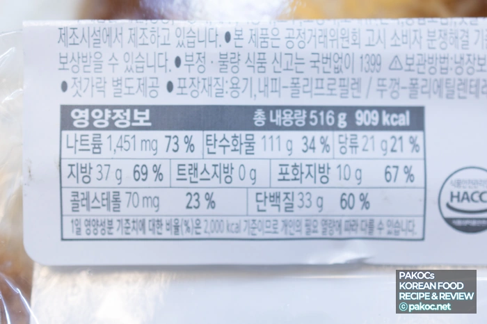 Pork ribs composition and features review