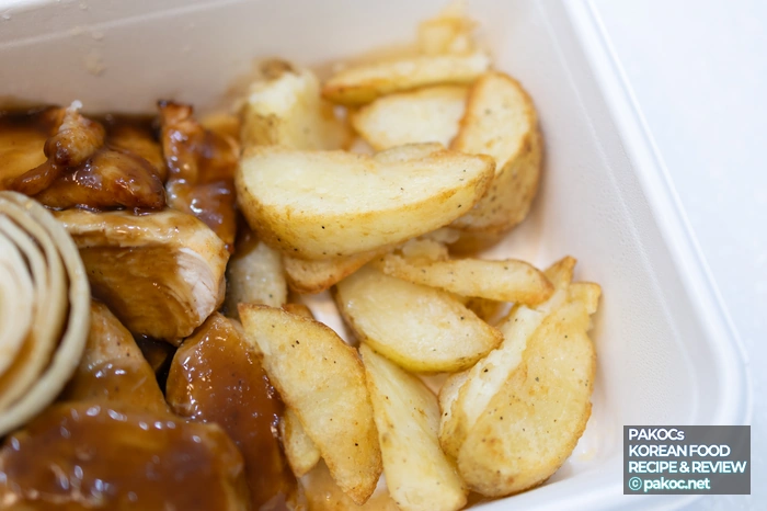 진한 스테이크 소스 맛 설명