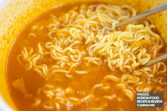 Summary of Yangpun cup ramen features