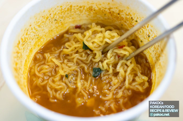 면발 특징 조리 방법