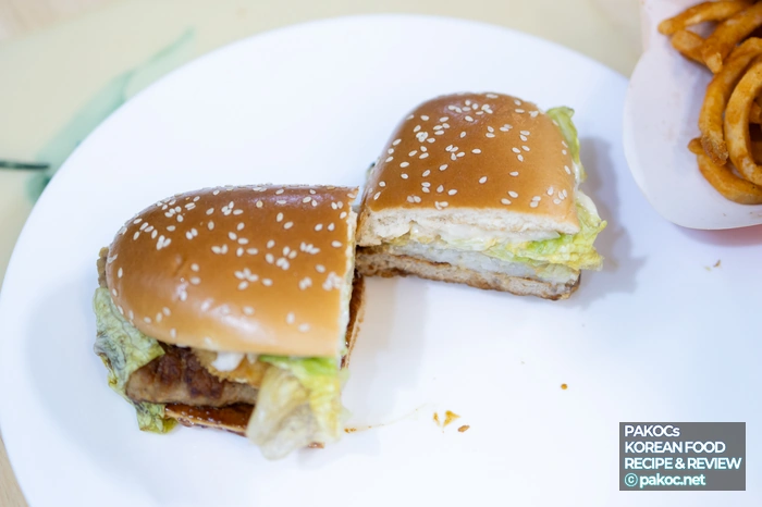 햄버거 식사 경험 기록