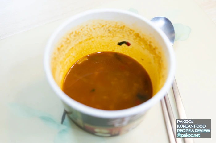 컵라면 구성 리뷰 사진