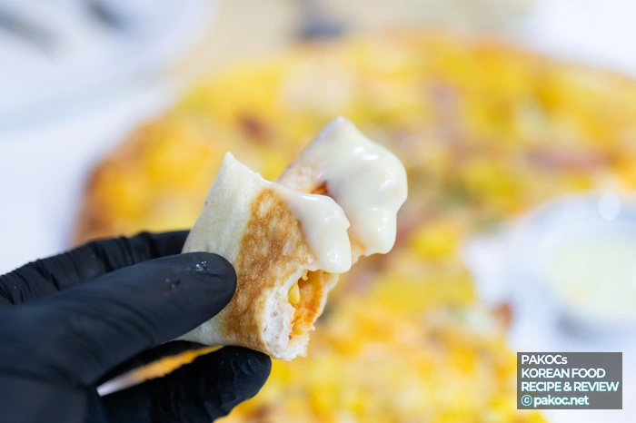 피자 맛의 달달함 강조