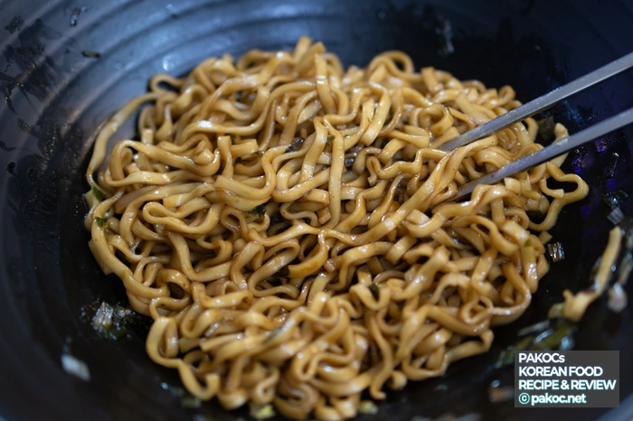 차오면 조리 방법 설명