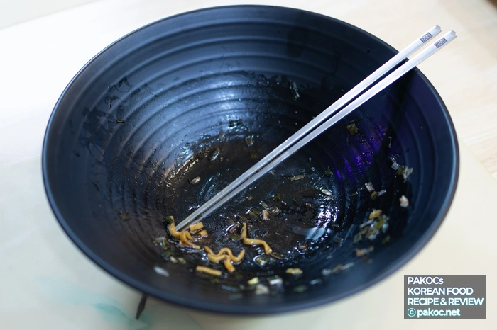 건면 구성 상세 정보