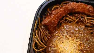 Overall galbi hamburger steak composition