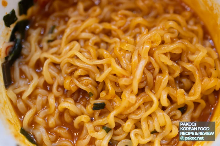 Producto tipo rabokki con un aroma intenso a marisco