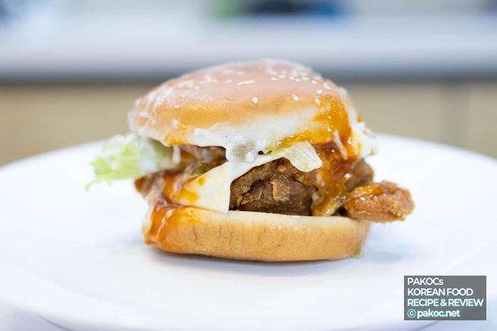 Precio individual de la hamburguesa de Hudeokjuk