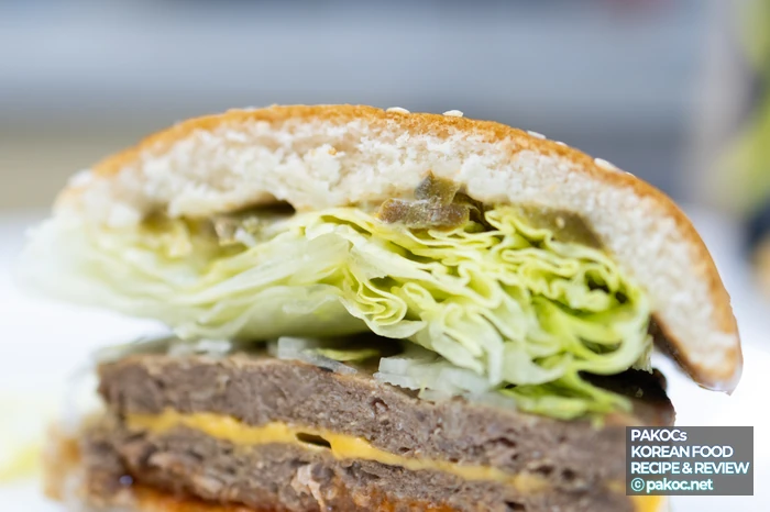 Hamburguesa con un picante exótico