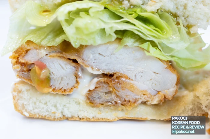 バーガー全体のバランス写真