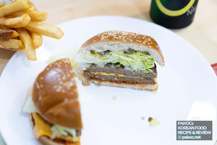 Impresión general del sabor de la hamburguesa