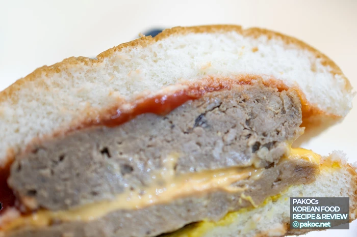 Composición de la hamburguesa americana Snoopy