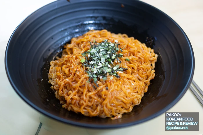 パルド ビビン麺の太め麺の設計