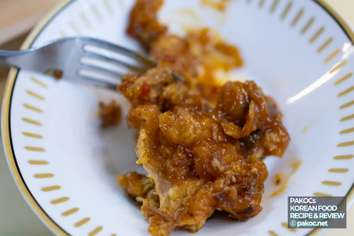 Comparison of how the sauce flavors come together