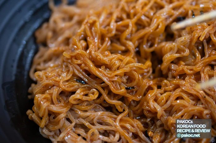 国産そばビビン麺の説明画像