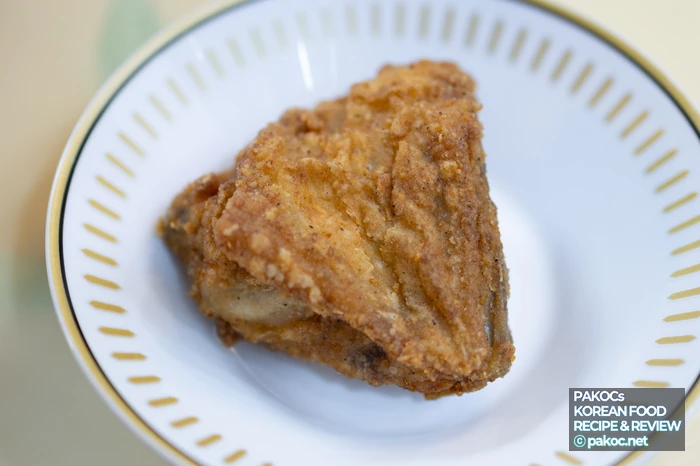 Foto del aspecto visual de la comida de KFC