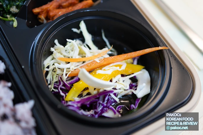 보양식 식재료 도시락 구성