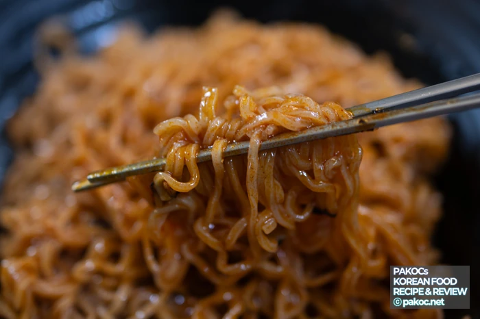 ビビン麺ソースの調和写真
