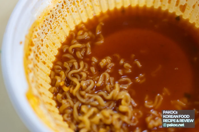 Convenient cooking cup rabokki