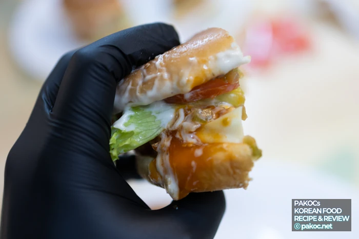 Comparación de precios de las hamburguesas de Hudeokjuk