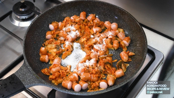 Delicious condensed milk and butter dish
