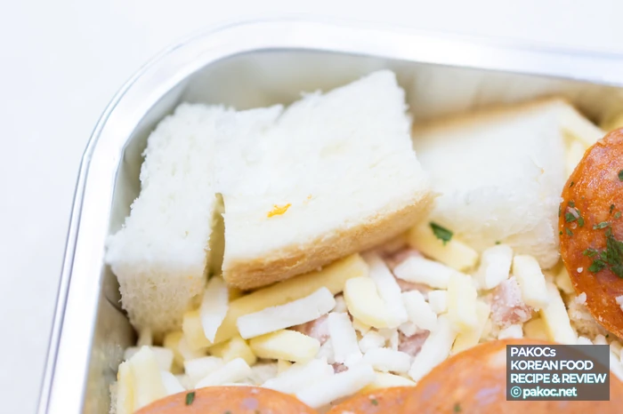 Diseño de comida lista con aire retro