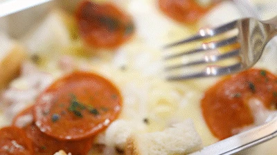 Pizza con sabor intenso y rico