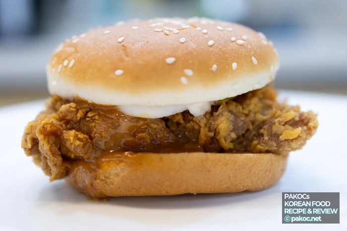 Kim Poong signature sauce applied