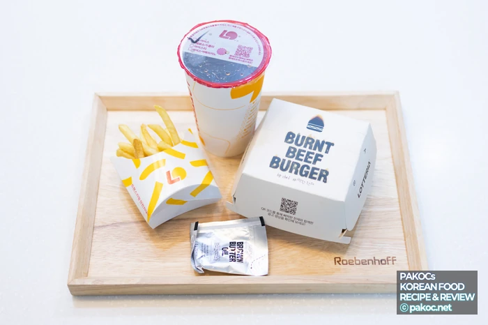 롯데리아 번트비프버거 프리미엄 버거