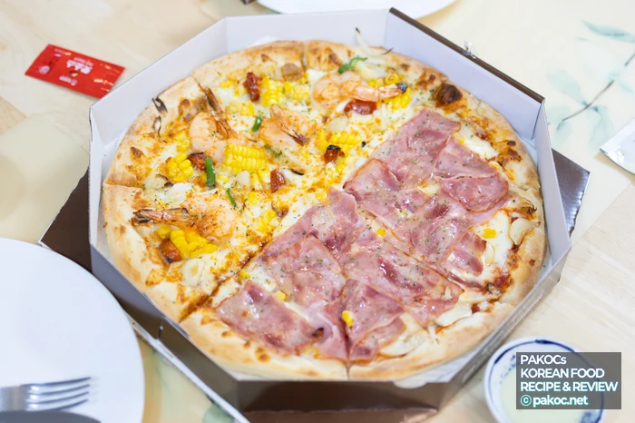 Seoul specialty pizza menu