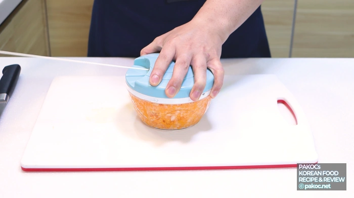 완성된 주먹밥 상태 사진