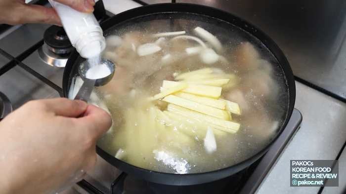 Photos of the ingredient prep process