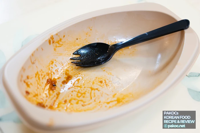 닭강정 맛 평가