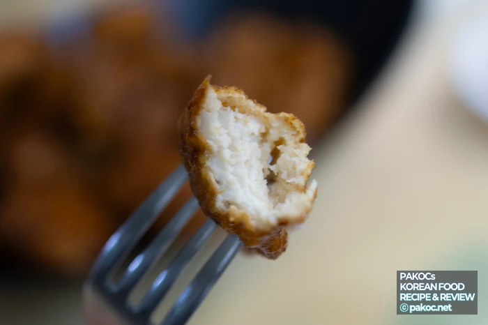 オリジナルとハニーのチキン比較