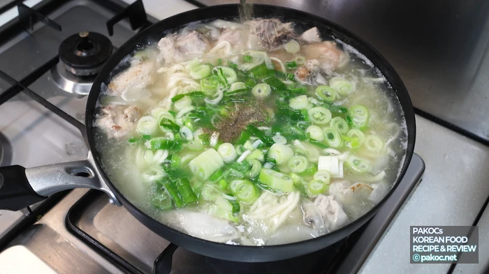 A bowl for a hearty broth dish