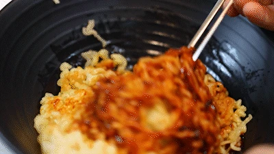 면발 전분 배합 차별화