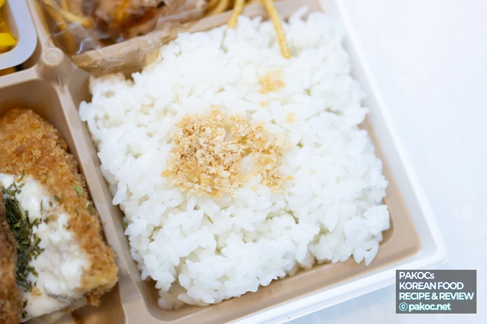 揚げ物のしっとり感の弁当特性