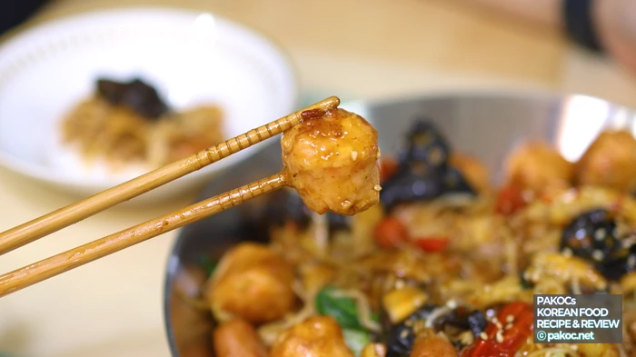 Seafood stir-frying technique