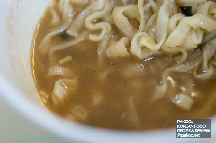Cup noodle composition detail