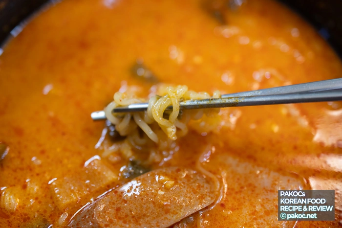 스팸 치즈부대찌개 총 내용량