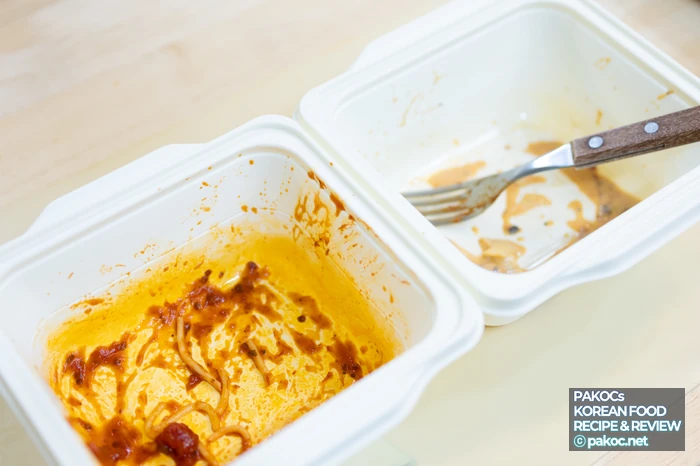 Pasta de tienda mejor de lo esperado