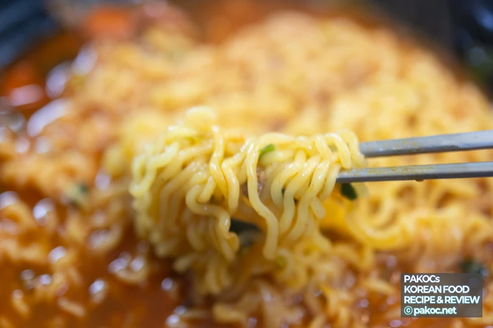 부대찌개면 식사 만족감 이미지