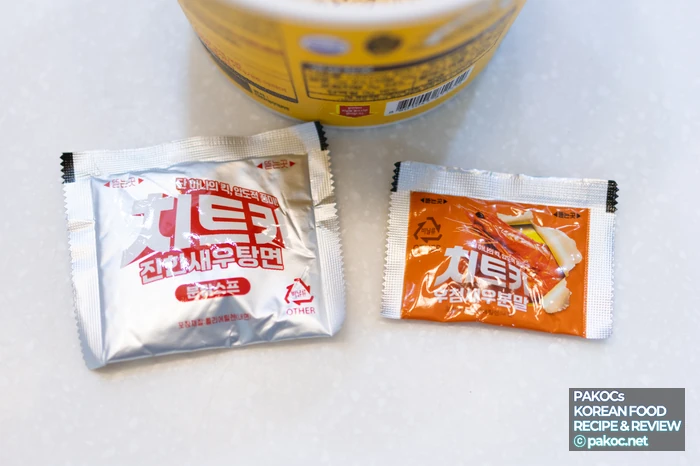 새우탕 면발 식감